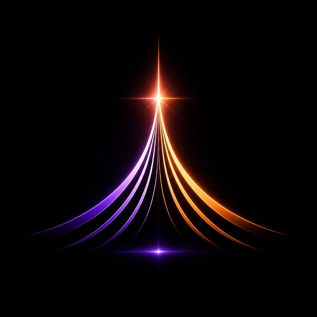 Símbolo da Telun, representando direção e luz